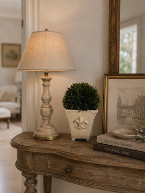 Faux Ball Topiary Arrangement